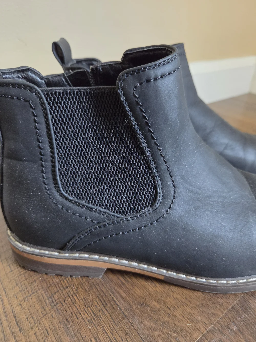 Girl Black Chelsea Boots